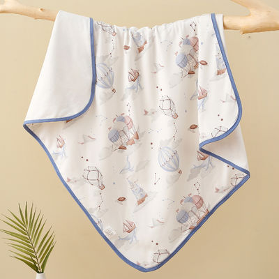 Klasse A Cotton Born Bag Thin Cartoon Hold Baby Swaddle Blanket Cover Blanket Square