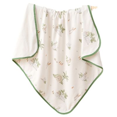 Klasse A Cotton Born Bag Thin Cartoon Hold Baby Swaddle Blanket Cover Blanket Square