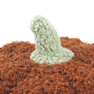 20 cm solide kleur pompoenvormige decoratieve kussens kussen met microvezelvulling