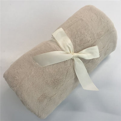 Polyester Solid Color Coral Fleece Blanket voor huis- en kantoorversiering