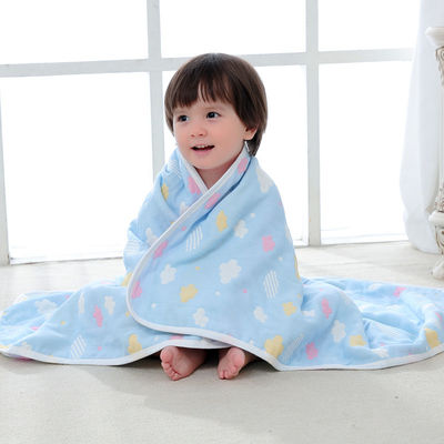 Zeslagen baddoek met Dobby Border zacht absorberend materiaal en 100% katoen