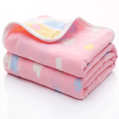 Zeslagen baddoek met Dobby Border zacht absorberend materiaal en 100% katoen
