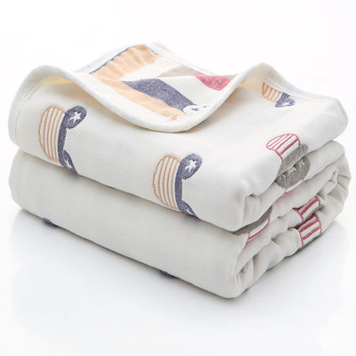 Zeslagen baddoek met Dobby Border zacht absorberend materiaal en 100% katoen