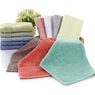 Superzacht hoog absorberend luxe Dobby Border 100% katoenen handdoek voor thuis en hotel