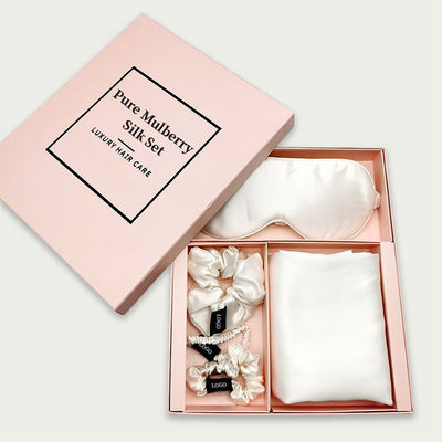 Slaapdoek voor vrouwen 100% Moerbeien zijde oogmasker kussenschuil en scrunchie