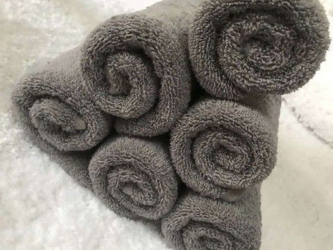 Zwakke absorberende koffie Verdikte huishoudelijke baby katoen grote handdoek 70*140cm rechthoekig Grijs Hotel baddoek