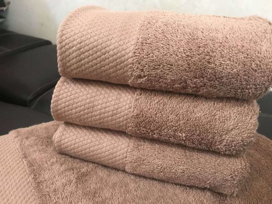 Zwakke absorberende koffie Verdikte huishoudelijke baby katoen grote handdoek 70*140cm rechthoekig Grijs Hotel baddoek