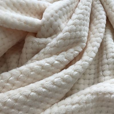 All-Season Custom Solid Square Flannel Blanket 300GSM Coral Fleece Sofa Gooien Blanket
