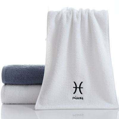 Puur katoenen handdoek Set Borduur Logo Constellatie Design Ideaal cadeau voor koppels