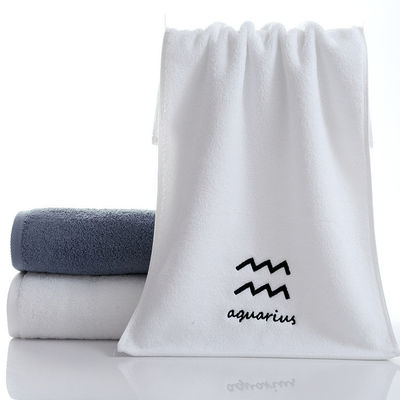 Puur katoenen handdoek Set Borduur Logo Constellatie Design Ideaal cadeau voor koppels