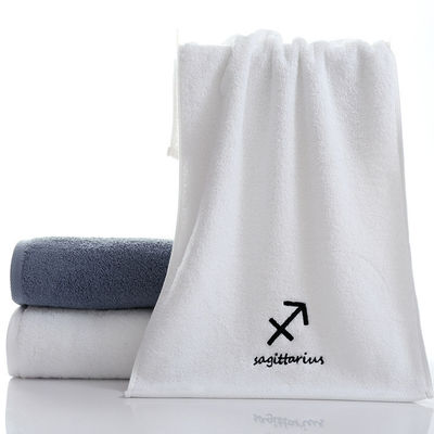 Puur katoenen handdoek Set Borduur Logo Constellatie Design Ideaal cadeau voor koppels