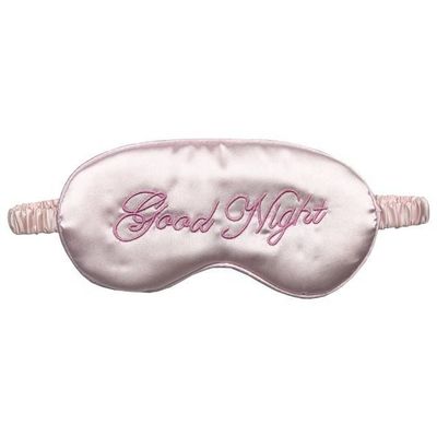 Gepersonaliseerd logo geaccepteerd zijde slapen luxe oogmasker met geurvrije ingrediënt