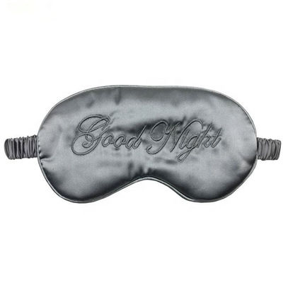 Gepersonaliseerd logo geaccepteerd zijde slapen luxe oogmasker met geurvrije ingrediënt