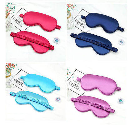 Gepersonaliseerd logo geaccepteerd zijde slapen luxe oogmasker met geurvrije ingrediënt