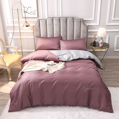 Op maat gemaakte 60s Long Staple Cotton Soft Luxury Duvet Cover Set Comfortable Sets Bedden