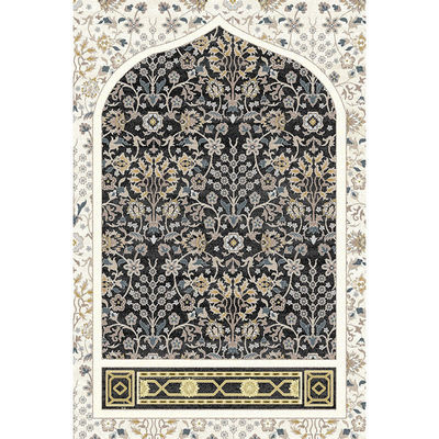 Moderne stijl Anti slip backing islamitisch geschenk gebed tapijten machine gemaakt