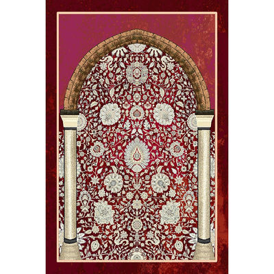 Moderne stijl Anti slip backing islamitisch geschenk gebed tapijten machine gemaakt
