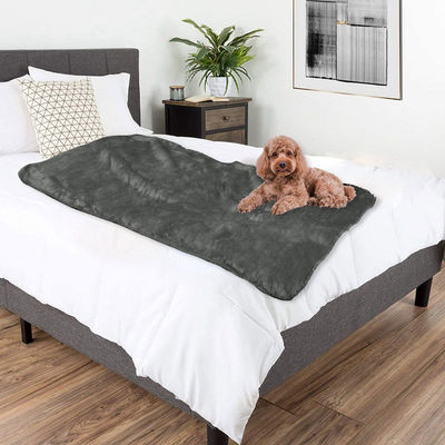 100% polyester lamswol huisdier deken waterdicht voor alle seizoenen gebreid voor katten en honden