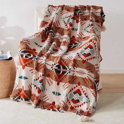 Zomer Boho Gooi deken Set gratis monster voor zacht en groot breien reizen