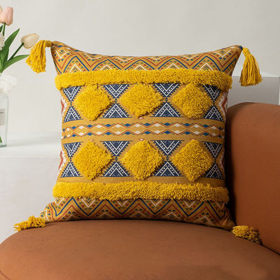 Boheemse patroon Tassel kussenschijf voor decoratieve kussens