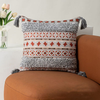 Boheemse patroon Tassel kussenschijf voor decoratieve kussens
