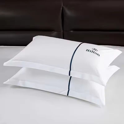 100% katoen met een vast patroon plat plaat voor hotel Custom Quilt Cover Set Hotel bedden sets