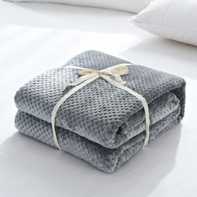 Op maat gemaakte maat Coral Fleece deken voor kantoor Nap 150*200cm Soft Touch Sofa dekens