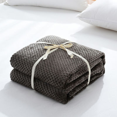 Op maat gemaakte maat Coral Fleece deken voor kantoor Nap 150*200cm Soft Touch Sofa dekens