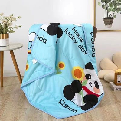 Custom logo zomerdekens voor kinderen Cartoon prints Cotton materiaal Airconditioner