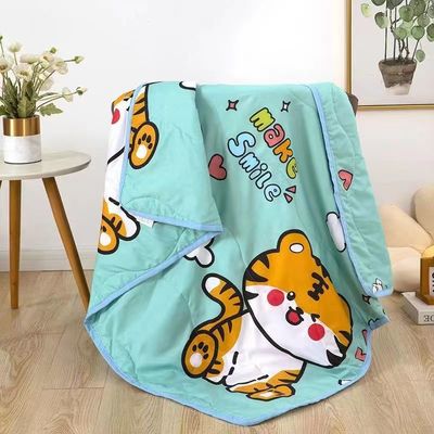 Custom logo zomerdekens voor kinderen Cartoon prints Cotton materiaal Airconditioner