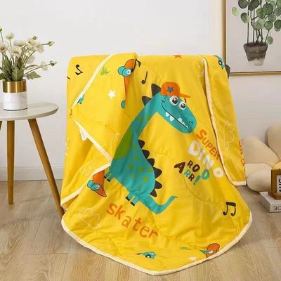 Custom logo zomerdekens voor kinderen Cartoon prints Cotton materiaal Airconditioner