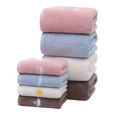 Huis 80g Verdikte 32S Satin katoen absorberend Kleine vierkant handdoek voor herbruikbare keuken