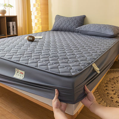 Grade A Mode Waterdicht Fitted Sheet Mattress Protector voor Twin Full King Queen Size