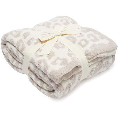 Cotton Custom deken Patroon Print Leopard Print Gezellig handgevoel Zacht gooi deken