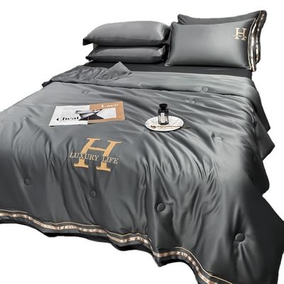 24" Aerospace Special Edition Water gewassen zijde zomer koele quilt set van vier stukken