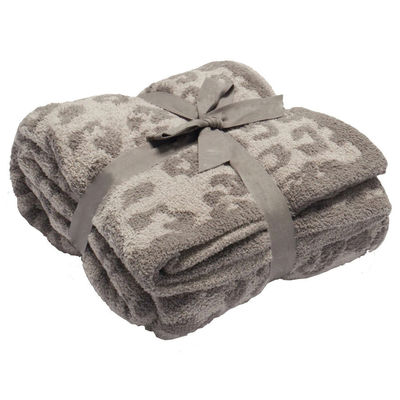 Cotton Custom deken Patroon Print Leopard Print Gezellig handgevoel Zacht gooi deken