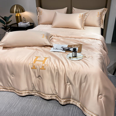 24" Aerospace Special Edition Water gewassen zijde zomer koele quilt set van vier stukken