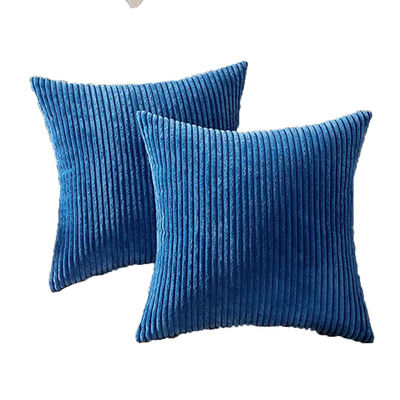 Car Solid Pattern Corduroy Decorative Square Throw Kussenbedekking Kussenhoes