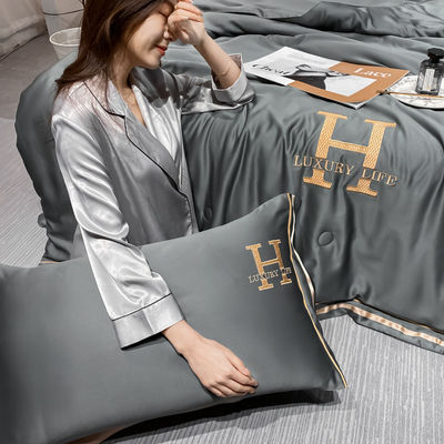 24" Aerospace Special Edition Water gewassen zijde zomer koele quilt set van vier stukken