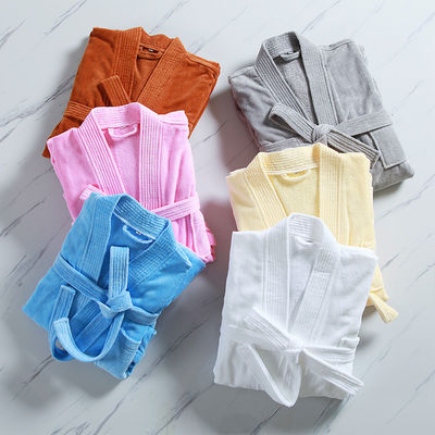300-400g Unisex Baumwolle badjas Handdoek Pyjamas Spa badjas Badjas Professionele