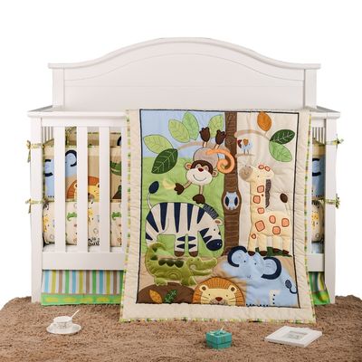 Comfortabele en ademende baby dekbedbedden sets collecties voor meisjes kinderkamer