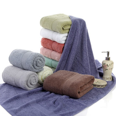 34*74cm Custom Cotton Face Towel voor Hotel Home Spa Jacquard Absorberend Bad Towel Set