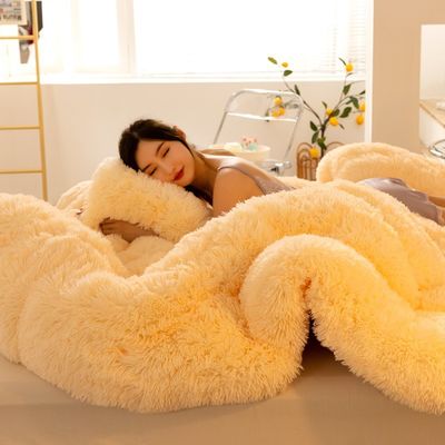 King Size Aanpasbare kleur Alle seizoenen Warm Organic Puffy Quilt