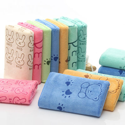 Gepersonaliseerde Kleur Microfiber Cartoon Rabbit Head Zachte Absorberende Verdikkende Gezichtsdoek