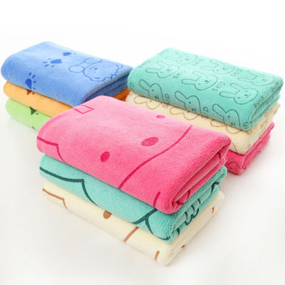 Gepersonaliseerde Kleur Microfiber Cartoon Rabbit Head Zachte Absorberende Verdikkende Gezichtsdoek