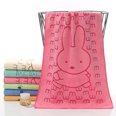 Gepersonaliseerde Kleur Microfiber Cartoon Rabbit Head Zachte Absorberende Verdikkende Gezichtsdoek