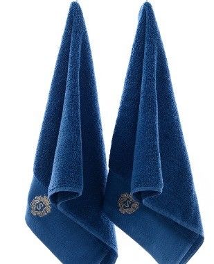 Gestript Jacquard luxe handdoeken gemaakt van 100% katoen voor zachte en absorberende prestaties