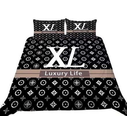 Luxe modeontwerp niet wegwerpbaar Microfiber Quilt Cover Set met kussens