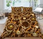 Luxe modeontwerp niet wegwerpbaar Microfiber Quilt Cover Set met kussens