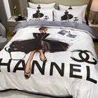 Klasse A 3D gedrukt king size beddengoed set luxe dekbed 133x72 stofdichtheid